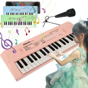 Piano  keyboard with Microphone  Musical Instrument