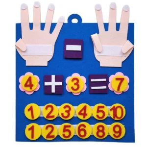 Felt Finger Numbers Math Toy Children Counting Early
