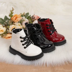Children's Shoes Waterproof  Leather  Boots Boys Girls