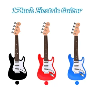 Kids Electric Guitar  with LED Lights, Rechargeable Battery