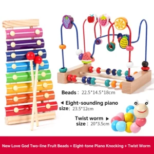 Toddler Early Education  Blocks Beads